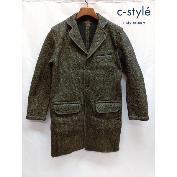 [人気] BROWN'S BEACH JACKET ブラウンズビーチジャケット チェスターフィールドコート 38 茶系 日本製 | ★ I737