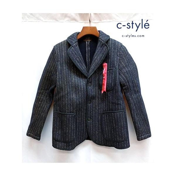 [人気] BROWN'S BEACH JACKET ブラウンズビーチジャケット テーラードジャケット 38 茶系×ネイビー BBJ4-003-NS | ★ I747