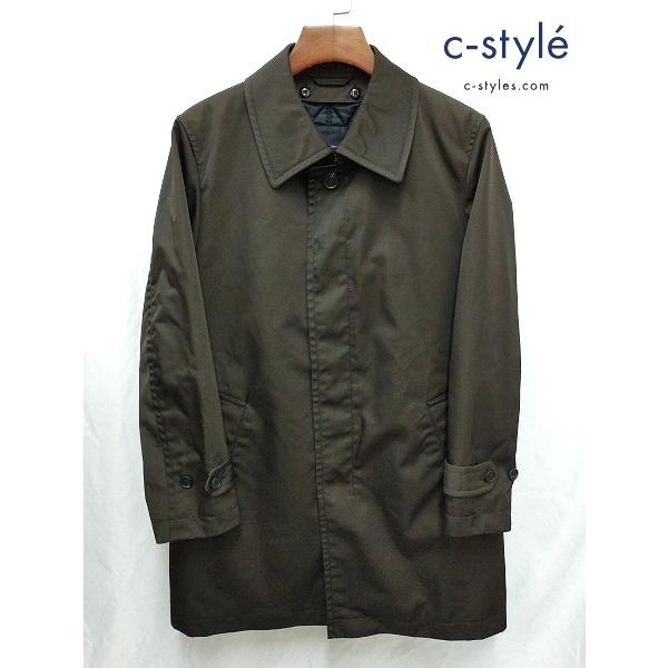 [人気] JOSEPH HOMME ジョゼフオム ステンカラーコート 46 ブラウン系 ライナー付き | ★ N695
