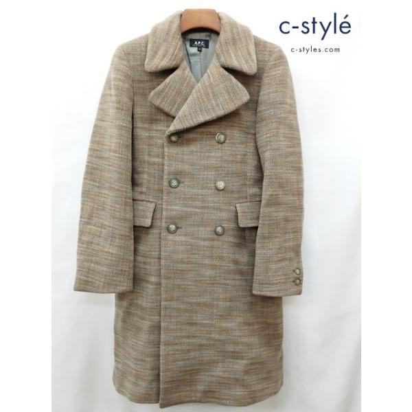【ブランド】A.P.C.【カラー】ブラウン系【表示サイズ】S【実寸サイズ】肩幅:約39cm 身幅:約47.5cm 着丈:約93.5cm 袖丈:約62cm★☆★☆★☆★☆★☆★☆★☆★☆★☆★☆多少の使用感はあるものの、比較的状態の良いお品物...
