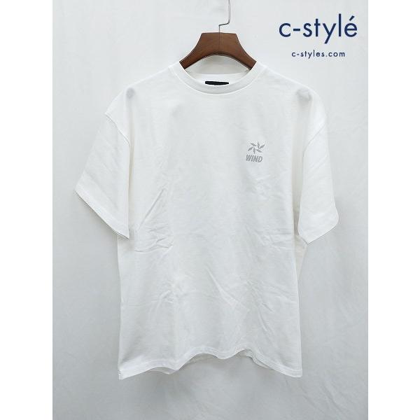 V197 [人気] WOND AND SEA ウィンダンシー Tシャツ L ホワイト WDS-O