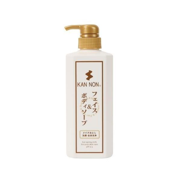 【ゴーゴーセール】観音温泉 フェイス＆ボディソープ 700ml【3個セット】観音温泉化粧品 観音温泉水 温泉水配合 洗顔 クレンジング メイク落とし 化粧落とし