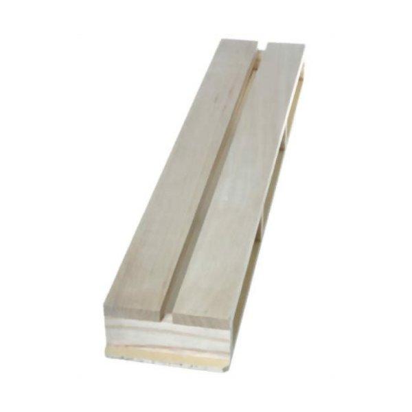 チョウやトンボ(ヒオドシ、モンシロチョウ程度)などハネを広げた形の標本を作るのに使用する桐製の展翅用の用具です。