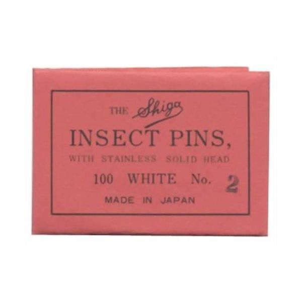 ●「有頭シガ昆虫針」は、昆虫標本の作成をする時に必要な志賀昆虫普及社の最上質ステンレス製昆虫針です●有頭針なので、手側に小さなポッチがあり、刺しやすいタイプです●対象の標本固体サイズに合わせて太さを選んでご利用ください