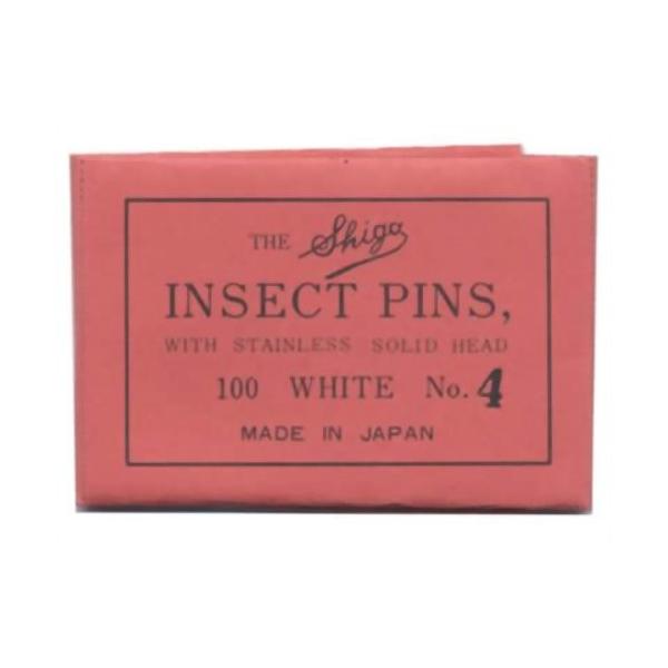 ●「有頭シガ昆虫針」は、昆虫標本の作成をする時に必要な志賀昆虫普及社の最上質ステンレス製昆虫針です●有頭針なので、手側に小さなポッチがあり、刺しやすいタイプです●対象の標本固体サイズに合わせて太さを選んでご利用ください