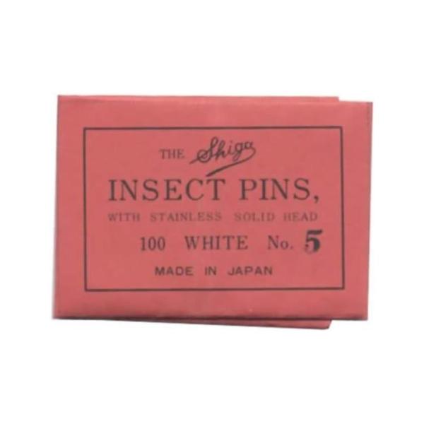 ●「有頭シガ昆虫針」は、昆虫標本の作成をする時に必要な志賀昆虫普及社の最上質ステンレス製昆虫針です●有頭針なので、手側に小さなポッチがあり、刺しやすいタイプです●対象の標本固体サイズに合わせて太さを選んでご利用ください