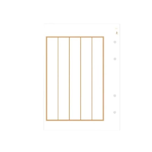 【わくわく感謝祭】赤城 芳名録 替え紙 縦書き 5行罫 20枚 ホ1108 芳名帳 ゲストブック 記帳 署名 日本製