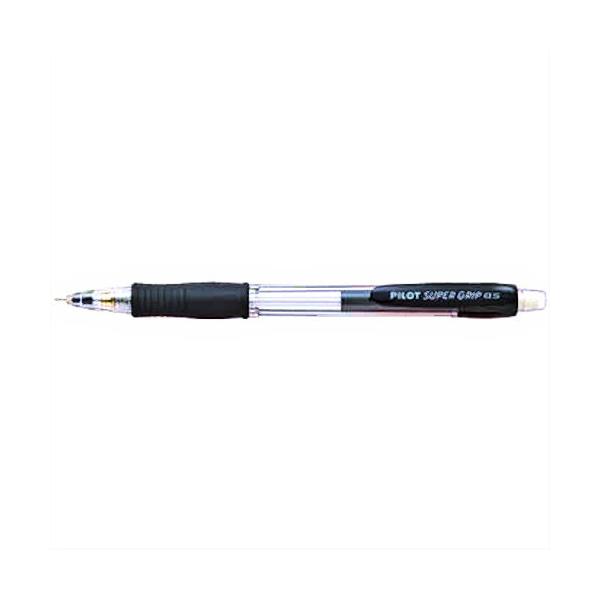 【ゴーゴーセール】【3本セット】PILOT（パイロット）スーパーグリップノック　シャープペン　HGP-10R-B5 ブラック　ラバーグリップ付 日本製 学用品