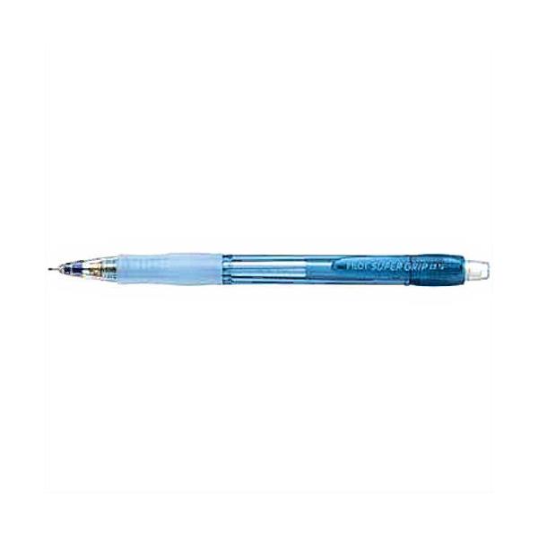 PILOT（パイロット）スーパーグリップノック　シャープペン　HGP-10R-TL5 透明ブルー　ラバーグリップ付 日本製 学用品