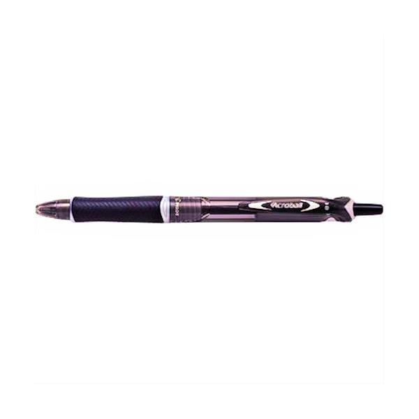 【ゴーゴーセール】【5本セット】PILOT（パイロット）アクロボール 150 中字 BAB-15M-BB ブラック　アクロインキ搭載 油性ボールペン 日本製 学用品