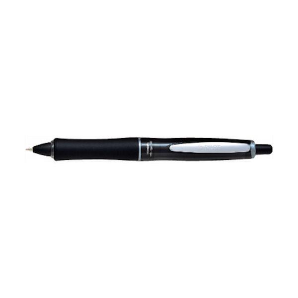 PILOT（パイロット）ドクターグリップ フルブラック 油性ボールペン　BDGFB-80F-S シルバー　手が疲れない 日本製 学用品