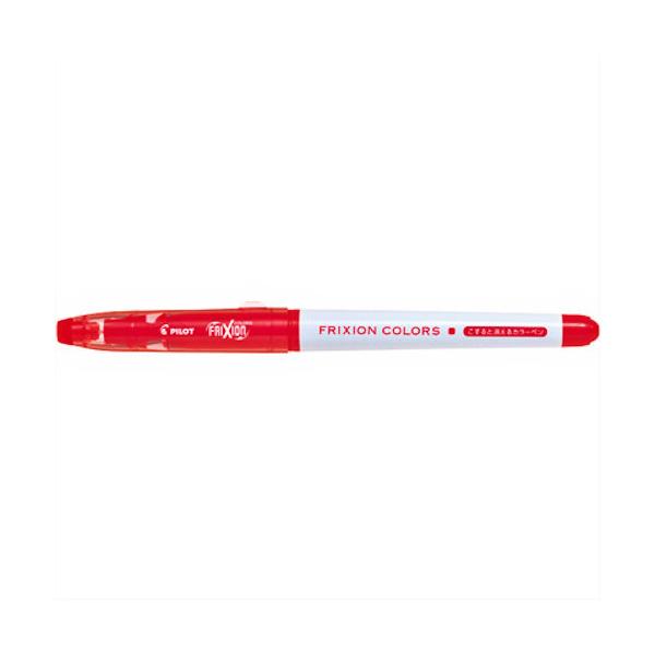 【ゴーゴーセール】【5本セット】PILOT（パイロット）フリクションカラーズ SFC-10M-R レッド 赤色　ノック式 消えるカラーボールペン 日本製 学用品