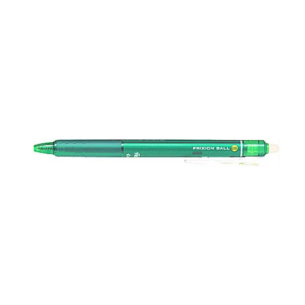 【ゴーゴーセール】【2本セット】PILOT（パイロット）フリクションボール ノック05 LFBK-23EF-G グリーン　0.5mm ノック式 消えるカラーボールペン国産 学用品