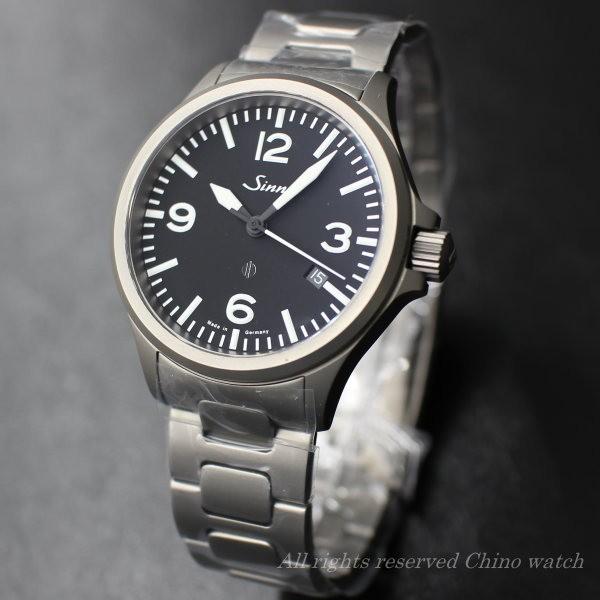 Sinn 856.B ジン オーバーホール済み オプションナイロストラップ付き Sinn（ジン） Sinn 856 B ブレスレットモデル 自動巻き 腕時計 メンズ