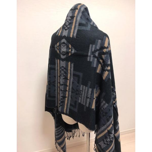 ストール ブラック 鮮やかな色が織り成すネイティブ柄の大判ストール マフラー ポンチョ ストール レディース トレンド コーデ Buyee Buyee Japanese Proxy Service Buy From Japan Bot Online