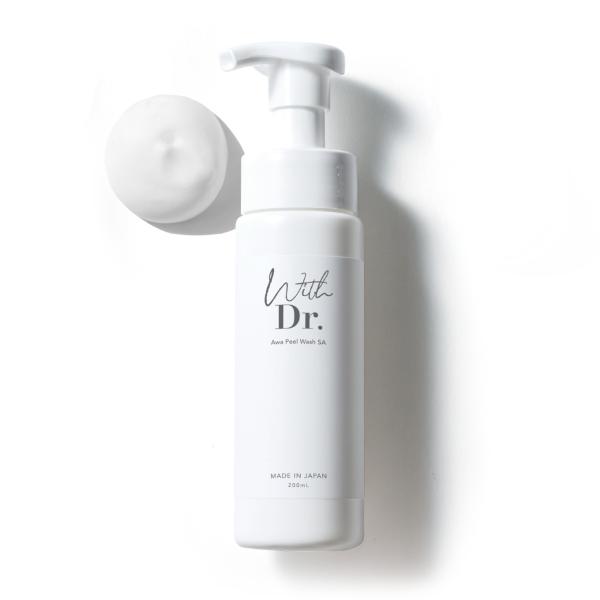 With Dr. ウィズドクター 泡ピールウォッシュSA 200mL 洗顔 スキンケア 泡洗顔 ピーリング コハク酸 サリチル酸 PHA 毛穴 皮脂 肌あれ 角質ケア