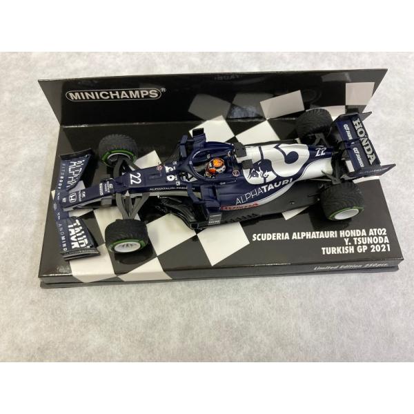 ミニチャンプス 1/43 アアルファタウリ AT02 トルコ ありがとう 角田 autosport web shop / ミニチャンプス 1/43スケール