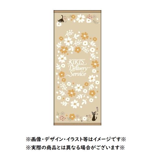 ジブリ グッズ 魔女の宅急便 セピアフラワー フェイスタオル スタジオジブリ ギフト 手洗い 洗面 日用品 たおる ジジ じじ jiji キャラクター