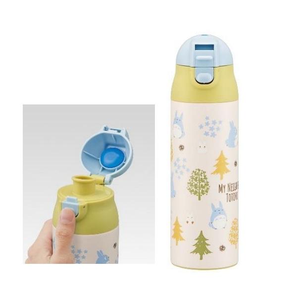 ステンレスボトル 500ml 調乳用 超軽量 水筒 調乳 500 ワンタッチ 保温 かわいい スケーター skater SMIB5 となりの トトロ totoro ジブリ 女性 レディース