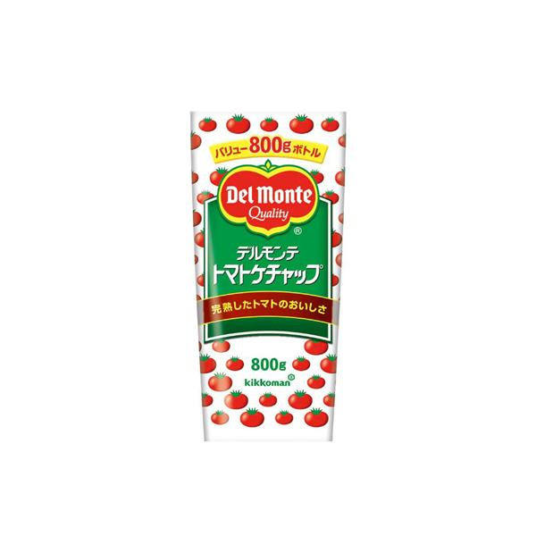 ケチャップデルモンテ バリュー トマトケチャップ 800g キッコーマン ケチャップ 完熟トマト 着色料 保存料 不使用完熟トマトの味わいをおいしく引き出しました。●デルモンテ　トマトケチャップは世界中の畑から厳選した完熟トマトだけを使用。...