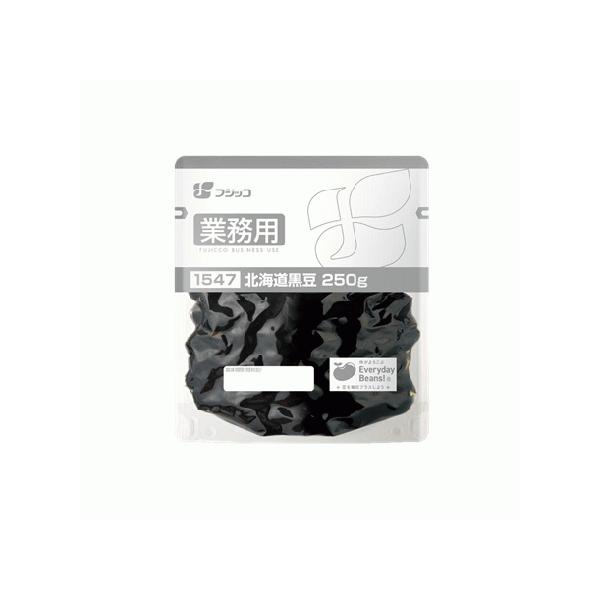 煮豆 黒豆 業務用 フジッコ 業務用 北海道 黒豆 250g 北海道産黒大豆 黒砂糖 こく北海道産黒大豆をふっくら艶良く炊き上げ、黒砂糖を加えてコクのあるおいしさに仕上げました。名称　　　にまめ原材料名　黒大豆(遺伝子組換えでない)、砂糖(...