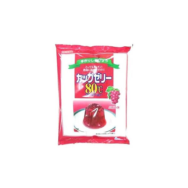 ゼリー ゼリーの素 カップゼリー80℃ ぶどう 100g×5 海藻から作られた かんてんパパ カップゼリー80℃ ぶどう 伊那食品 イナショク 寒天とても簡単 熱湯に溶かして冷やすだけ!海藻から作られたゼリーの素です。フルーツを組み合わせた...