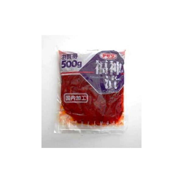 アサダ 業務用赤福神漬 500g 業務用 赤 福神漬 福神漬け ふくじん漬 国内加工 だいこん なす れんこん しょうが その他大根を中心にうり・ きゅうり・茄子などが、 食べやすい大きさに カットして あります 。 カレーと一緒にどうぞ。...