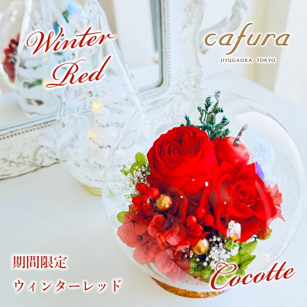 キラキラとした綺麗なガラスドーム3種類から選べるお花すべてプリザーブドフラワーのフラワーギフトお誕生日、記念日のほか、ご長寿のお祝いやペットのお悔みやお供え花にも◆ 素材：プリザーブドフラワー、ガラスドーム　◆ サイズ（目安）：ココット　約...