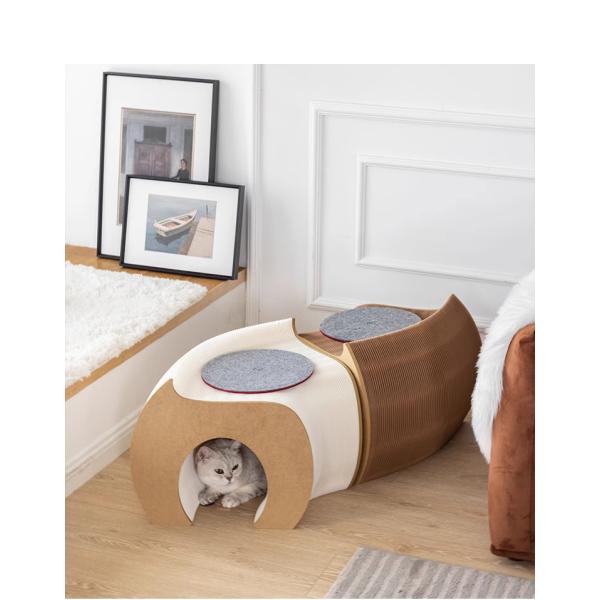 商品について商品番号：sbz02411018001 sbz02411018002材質：・クラフト紙カラー・ホワイト・ブラウンサイズ：・約L42*W100-120*H36.5cm生産国：中国注意事項 ：お客様組み立て品です。■ご購入頂く前に商...