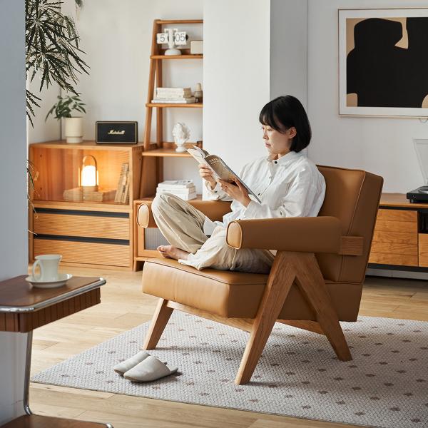 レトロ アームチェア グリーン シンフォニー アームチェア 一人掛け 椅子 ブラウンxオリーブ