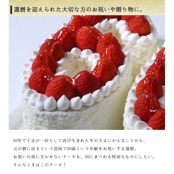 ナンバーケーキ 60 7号 フルーツいっぱいといちごいっぱいの2タイプ Buyee Buyee 日本の通販 商品 オークションの代理入札 代理購入