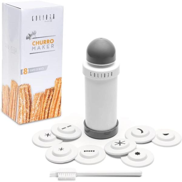 チュロス 絞り メーカー 形 8種 Goliber Churro Maker Machine