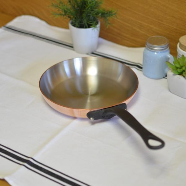 ムヴィエール モービル フライパン 20cm 銅 2.5mm厚 持ち手鉄メッキ