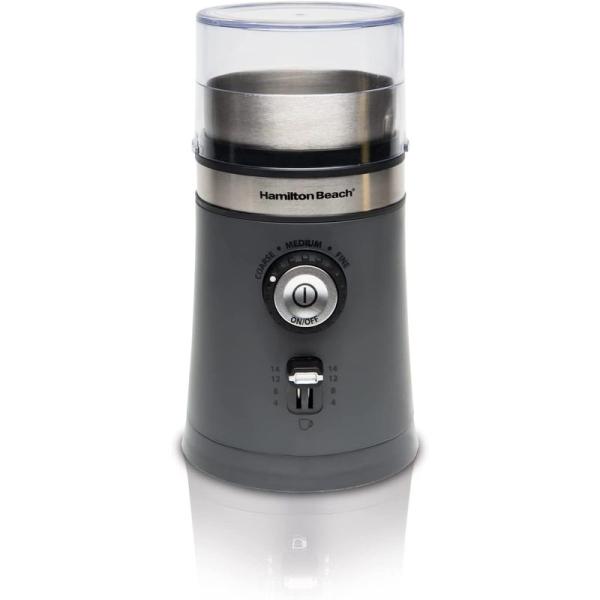 他サイト： ハミルトンビーチ 電動 コーヒー グラインダー 豆挽き グレー Hamilton Beach Electric Coffee Grinder forの商品画像