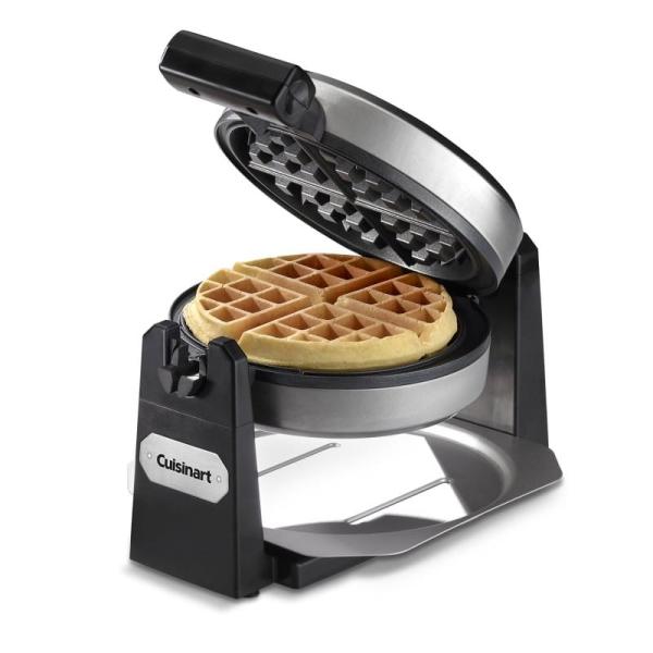 クイジナート ワッフルメーカー 4枚焼 丸型 Cuisinart WAFF10 Belgian Waffle Maker,Stainless Ste 3011308カリフォルニアキッチン