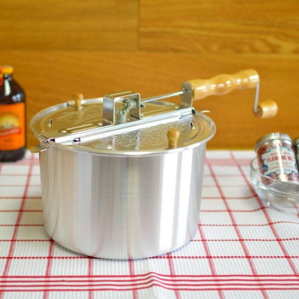 ワバッシュ ポップコーンメーカー 直火 25008 Stovetop Popcorn Popper