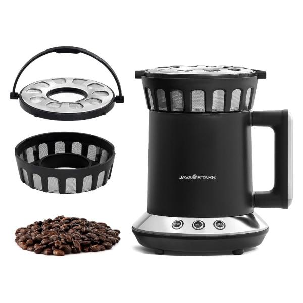 家庭用 焙煎機 コーヒー ロースター 100g 温度設定2段階 コンパクト JAVASTARR Electric Coffee Roasters Ma