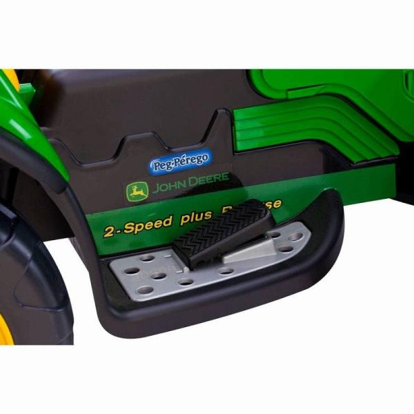 12vバッテリー付子供用電動自動車 ジョンディア 乗用玩具 ペグペレゴ 電気自動車 Perego 3 7才用 Peg Perego John 組立要 電動カー Deere