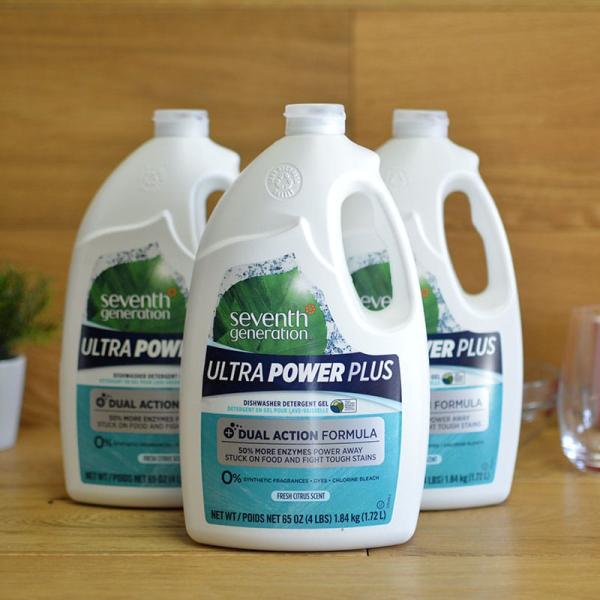 セブンスジェネレーション 食洗器用液体洗剤 フレッシュシトラス 1.72L×3本 Seventh Generation Ultra Power Plu