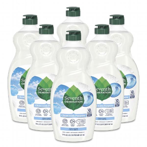 セブンスジェネレーション 食器用洗剤 561ml 6本セット Seventh Generation Dish Soap Liquid, 19 oz (