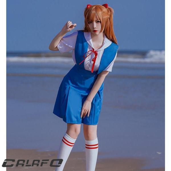 綾波レイ アスカ コスプレ衣装 全セット メイド服 新世紀