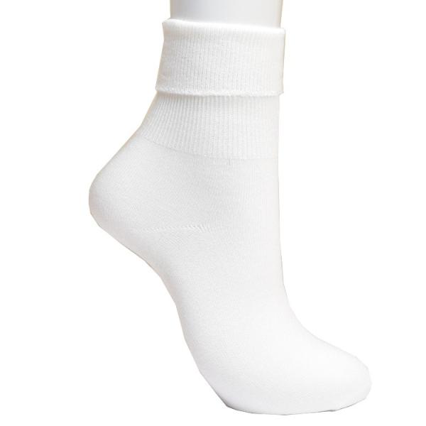 ポロ ラルフローレン レディース 靴下 特売 折り返し ソックス 3足セット Polo Ralph pkwh ホワイト Lauren スクール