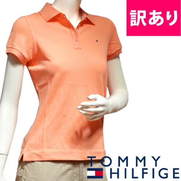 訳あり シミあり 36サイズ トミーヒルフィガー スポーツ レディース ポロシャツ ピンク Outlet 1h