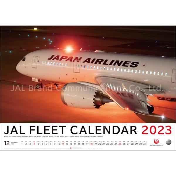 JAL「FLEET」（大型判） 2023年 カレンダー  CL23-1134
