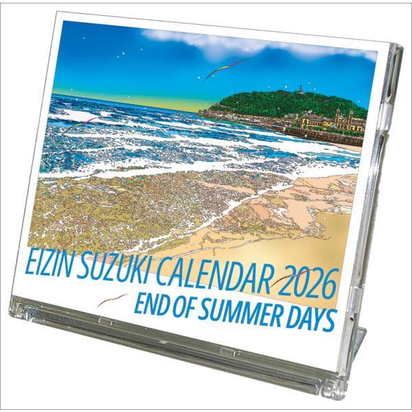 卓上 鈴木英人 2026年 カレンダー CL26-0482 カレナビ おしゃれ