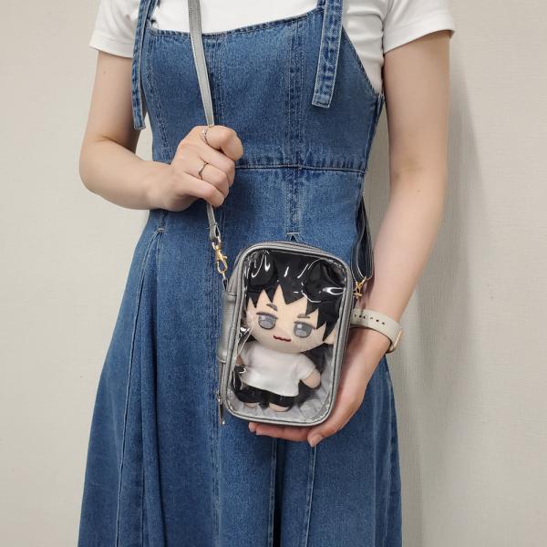 見せぬいポーチM+ シルバーブラック