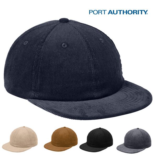 ポートオーソリティ コーデュロイ キャップ 帽子 Port Authority