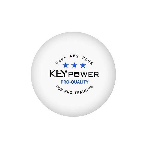 Homraku卓球ボール 練習用 試合用 ピンポン玉 ボール 専門三ツ星レベル 40mm プラスチック(ABS樹脂) (50個入り-白-PRO)