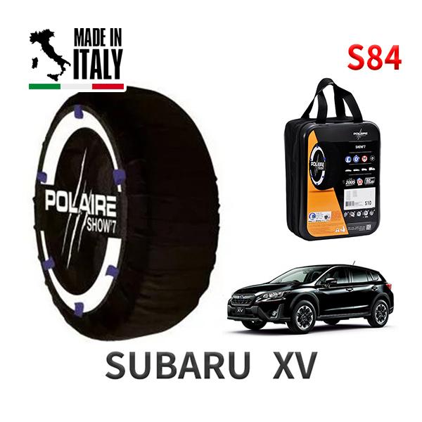 POLAIRE 正規品 スノーソックス S84 イタリア製 スノーチェーン Show'7 スバル XV / GTE タイヤサイズ:225/60R17