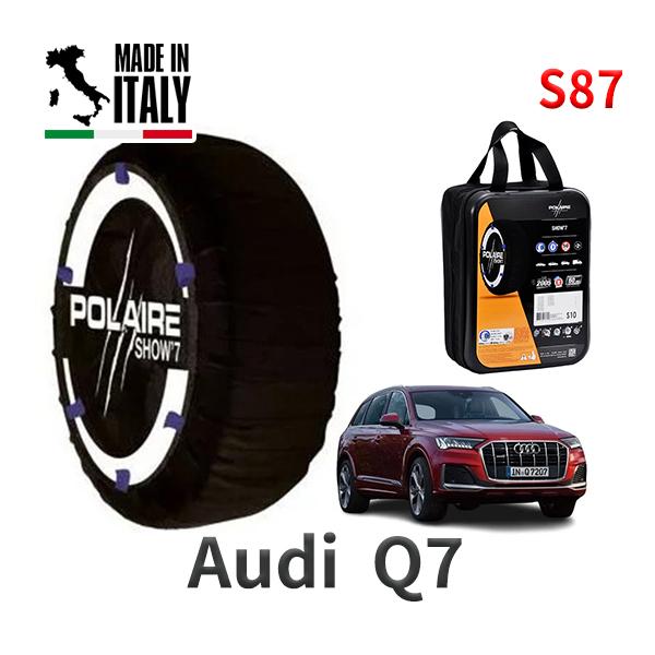 POLAIRE 正規品 スノーソックス S87 イタリア製 スノーチェーン Show'7 アウディ Q7 / 4MCVMA 285/35R22